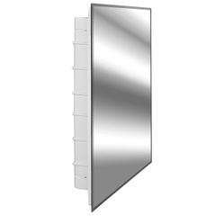 Zaca Spacecab Nunki Recessed Beveled Edge Medicine Cabinet, 16" W x 26" L