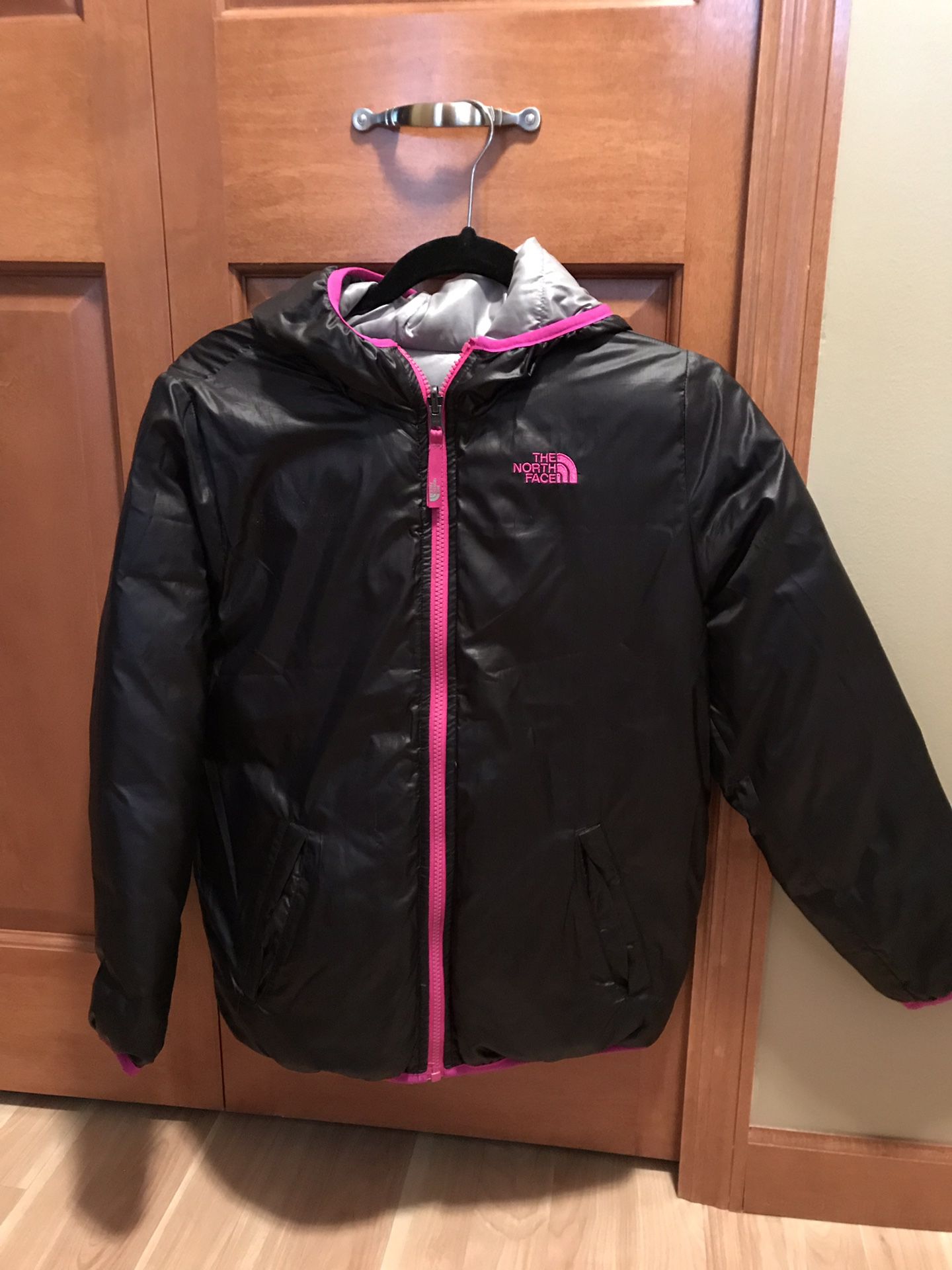 Northface Girl Down Jacket size 14/16 Revisible