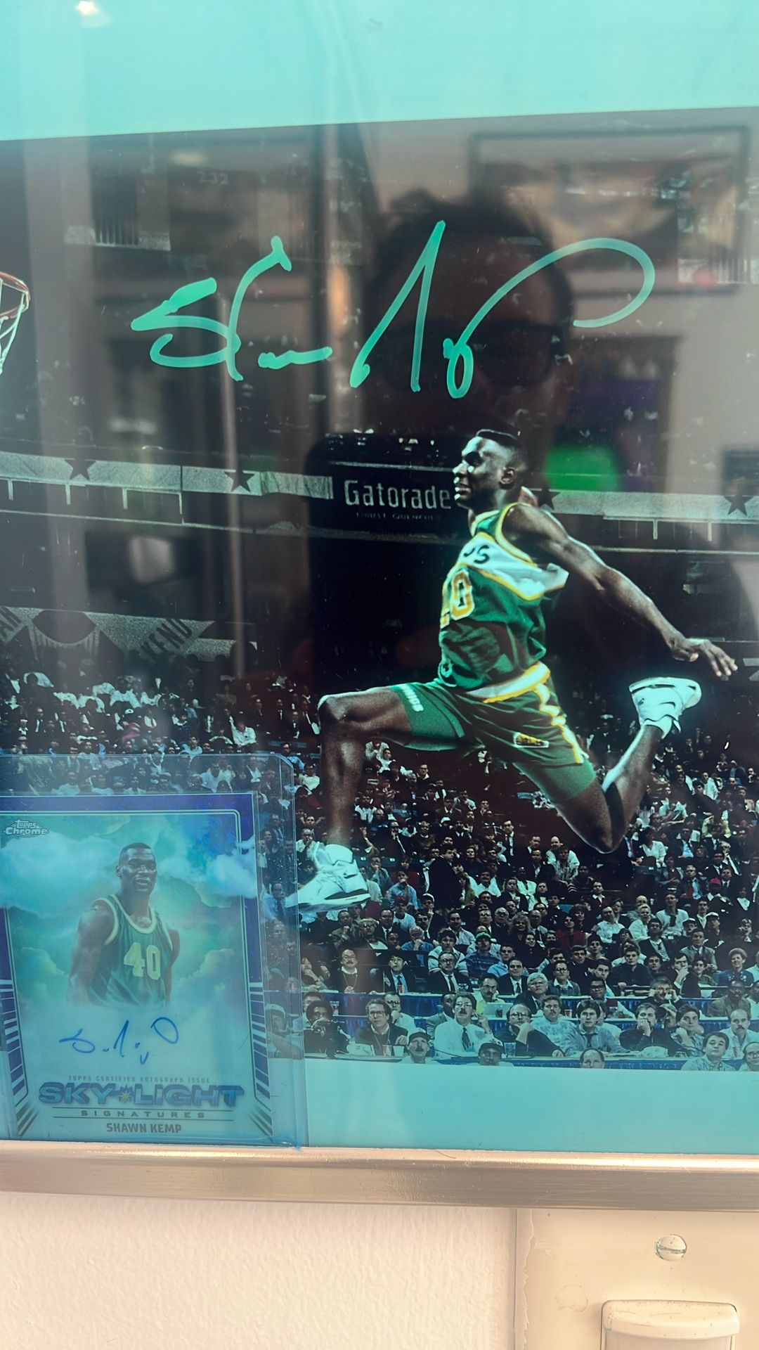 SHAWN KEMP RARE BECKETT AUTHENTICITY WITH AUTO SIGNATURE CARD COMBINATION -  www.benaras.co