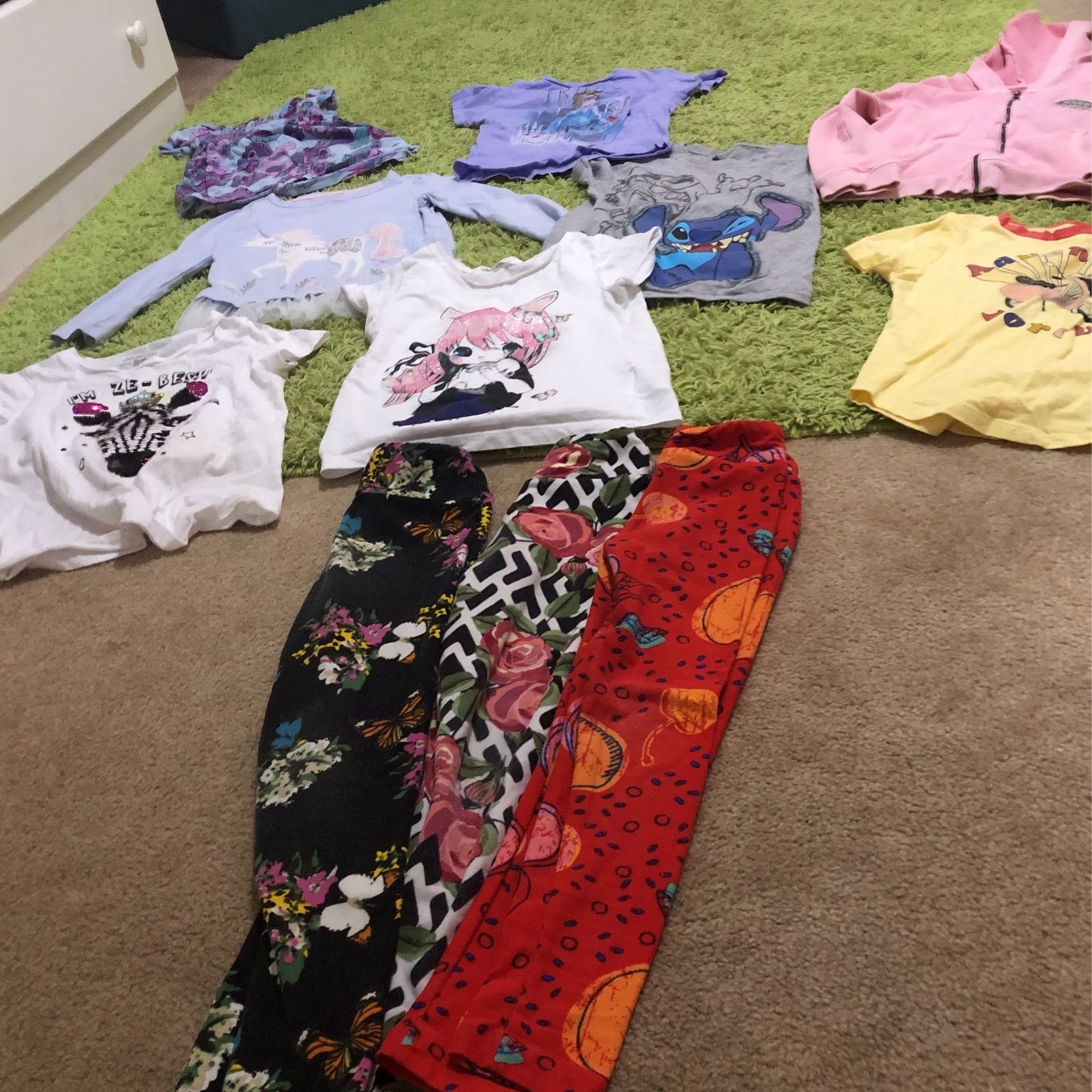 5T Lot w 3 Lularoe Leggings