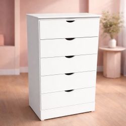 White Chest 5-Drawer 