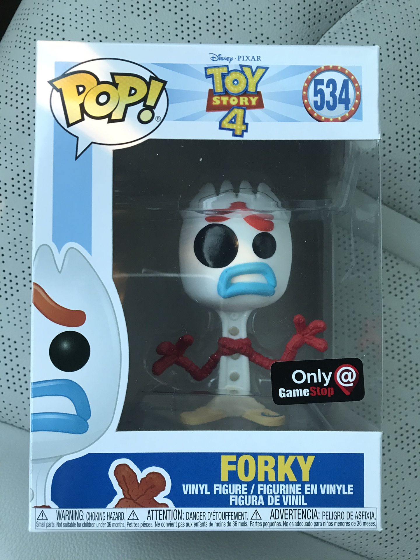 Funko POP Disney! Toy Story 4 Forky GameStop Exclusive