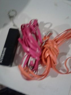 10 foot Android Chargers and portable charger