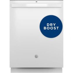 GE
24 in. Built-In Tall Tub Top Control White Dishwasher w/Sanitize, Dry Boost, 52 dBA