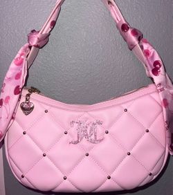Juicy Couture pink cherry shoulder purse