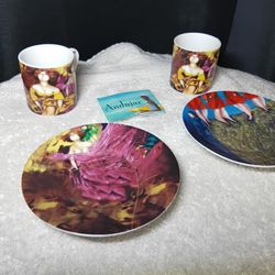 Antique Jete Marella Tea Cups 