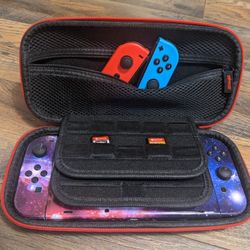 Nintendo Switch + 2 Games + 256GB Expansion + 4 Controllers + Dock 