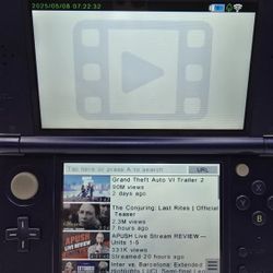 New Nintendo 3DS XL Galaxy Edition W/Games, charger,stylus, 128GB SD