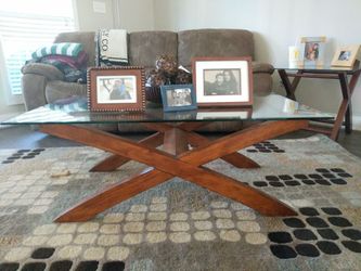 Coffee table, (2) end tables, & sofa table. Bought from Ashley furniture