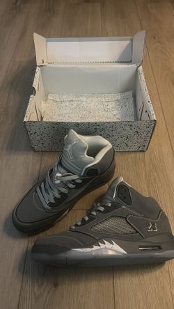 Jordan 5 wolf grey size 10