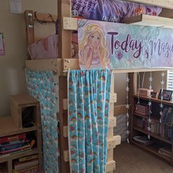 Solid Wood Handmade Loft Bed