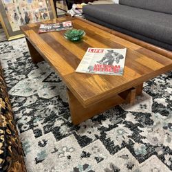Mid Century Brutalist Lane Coffee Table  