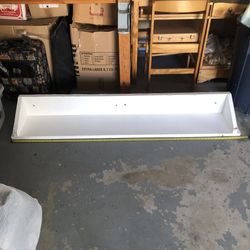 White shelf, measurement shown in photos