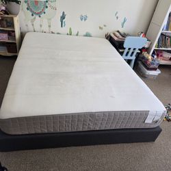 Queen IKEA Mattress + Zinus Platform Bed Frame - $250 OBO