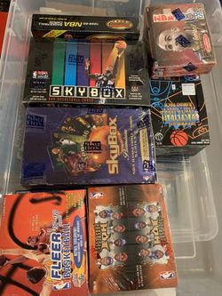 Sealed Wax Box Collection - Sports Cards 