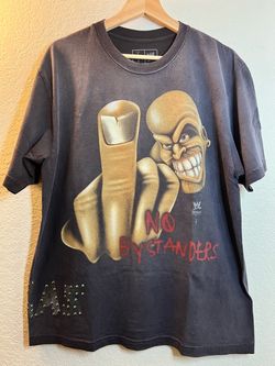 Travis Scott x WWE Cactus Jack "No Bystanders" Stone Cold Steve Austin T-Shirt Sz Large