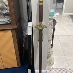 Decorative Brass Sword 