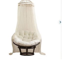 Boho Sheer Cotton Macrame Canopy World Market