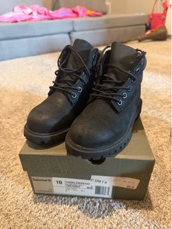 Toddler’s Black Timberland Size 10