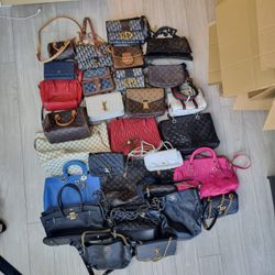 Pre owned Genuine Leather Luxury Bags Chanel, LV, Dior