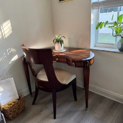 Desk with classic chair