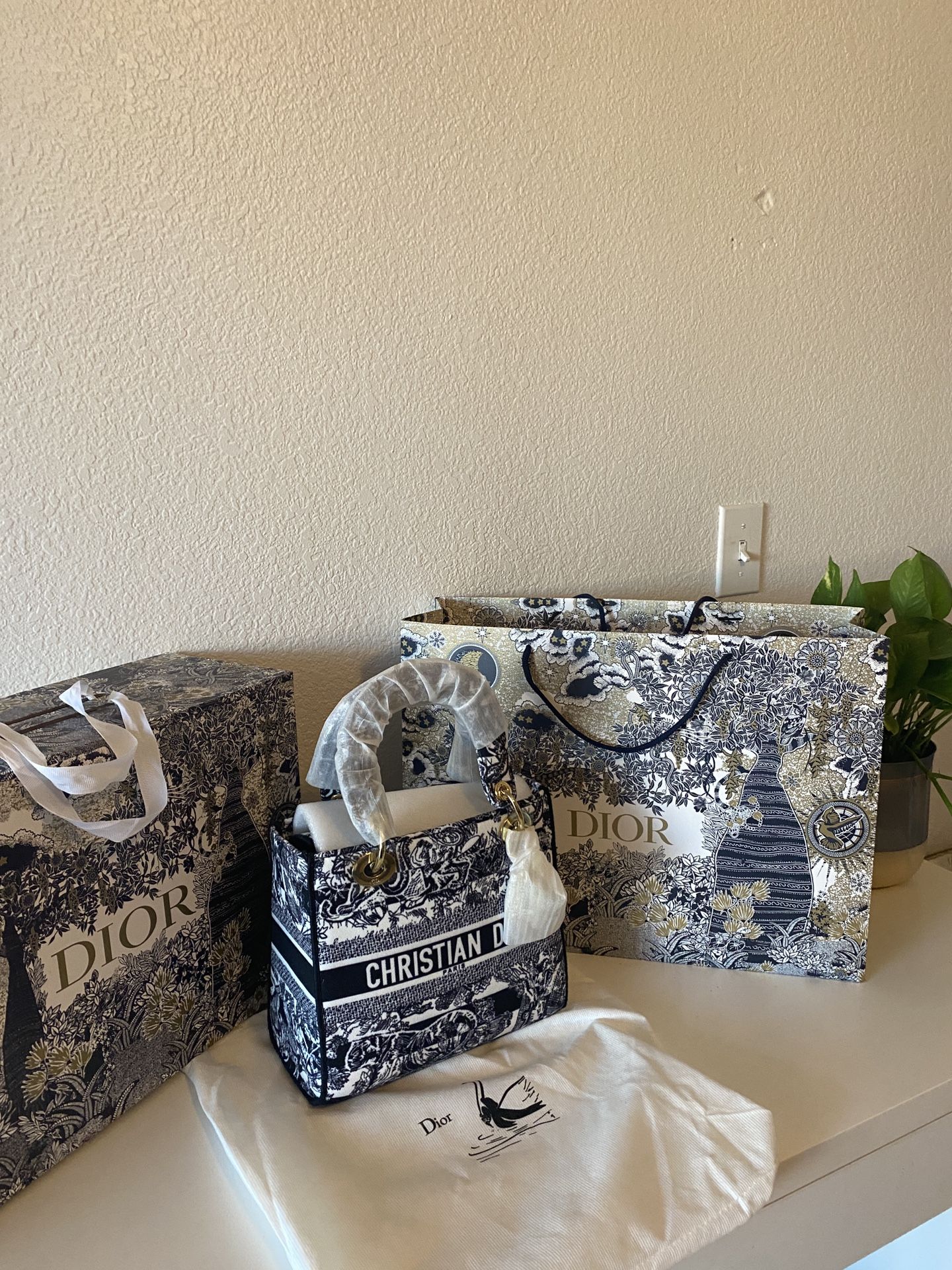 Dior Women's Medium Lady D-Lite Bag