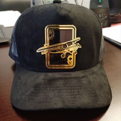 Suede Gorra/Hat ace of spades Cessna plane