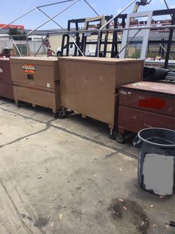 Knaack tool boxes