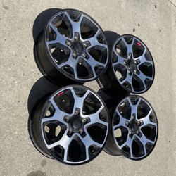 4 — 17x7.5 5x127 5x5 Stock Jeep Wrangler JK JL Gladiator Grand Cherokee Wheels Rims !