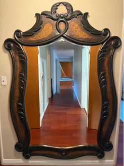 Large Ornate Decorative Wall Mirror – Mediterranean/Tuscan Style