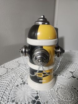 Core & Main Fire Hydrant Ceramic 1 12" Cookie Jar
