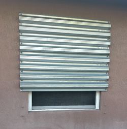 Metal Hurricane shutters