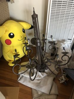 chandelier with bulbs