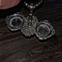 Antique Silver Dining Room Deco Piece 