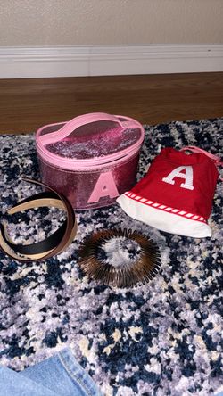Headband/scrunchie bundle with Justice Vanity Case