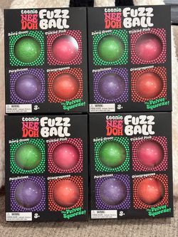 Needoh Fuzzballs- 4 pack