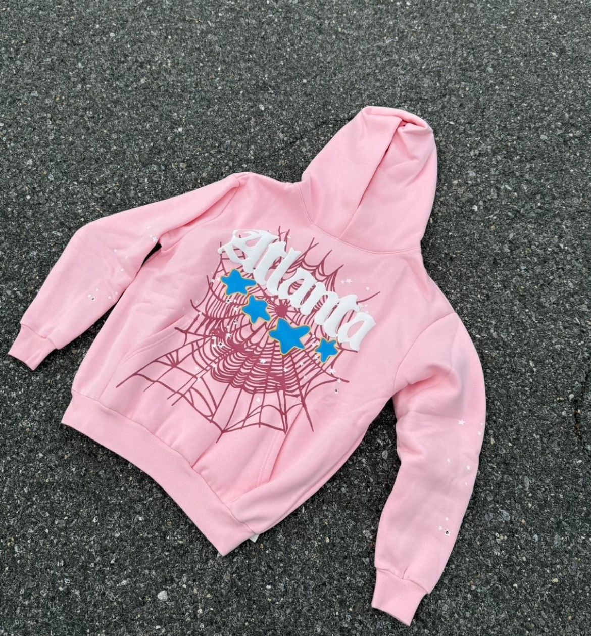 Pink Atlanta Spider Hoodie