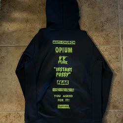 supreme pure fear hoodie