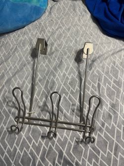 Over-the-Door Hook Rack Stainless Steel