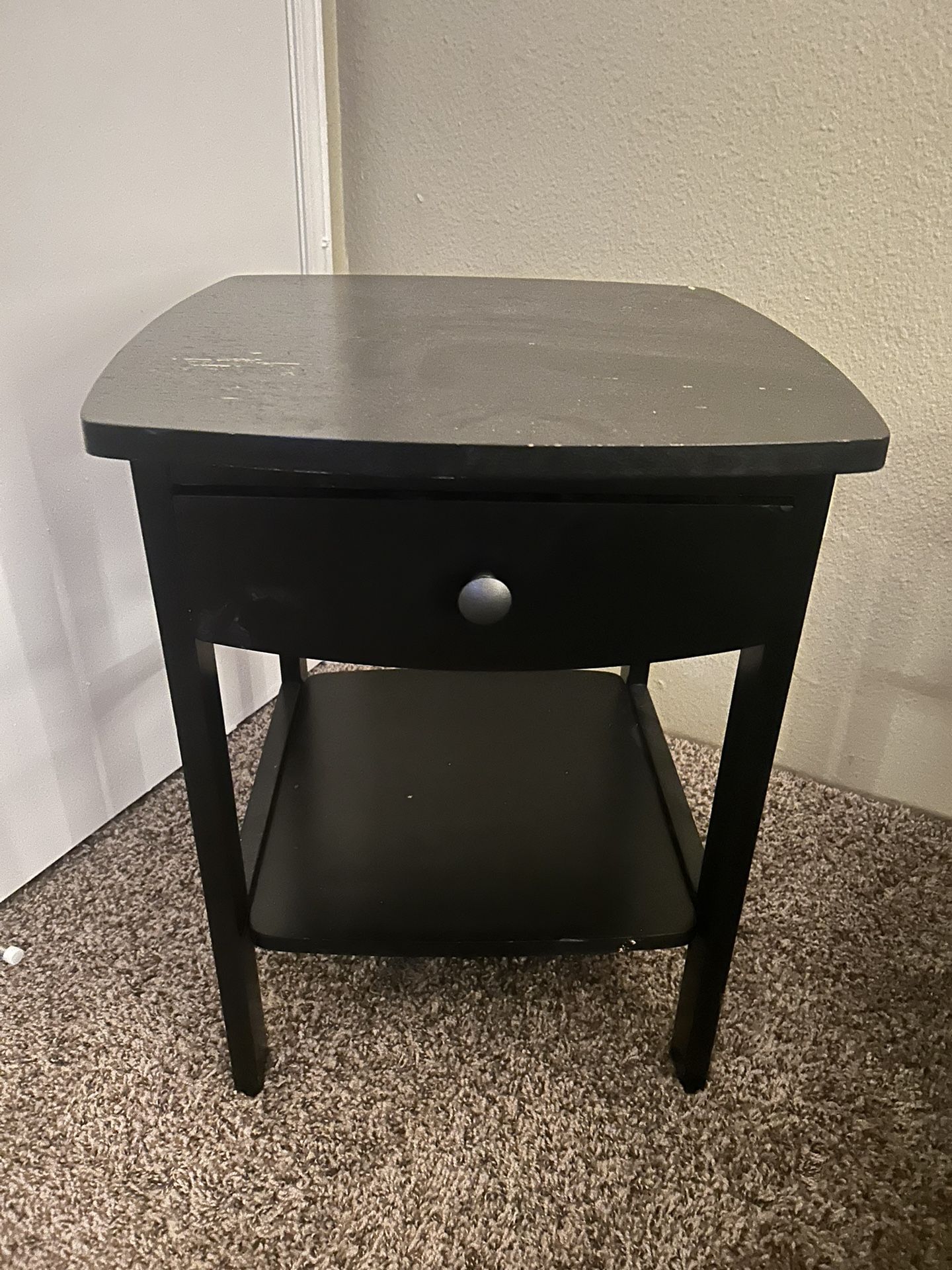 Black End Table