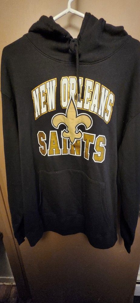New Orleans Saints Men's XXL NFL Team Apparel Hooded Pull Over Sweatshirt