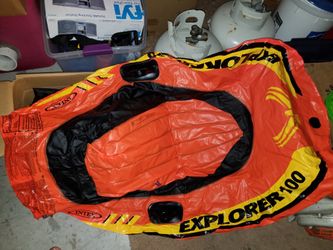 2 Explorer Rafts with Paddles