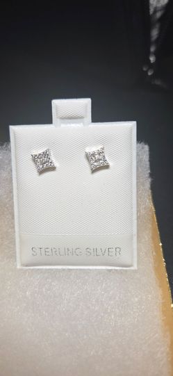.925 Mexican Silver Stud Earrings