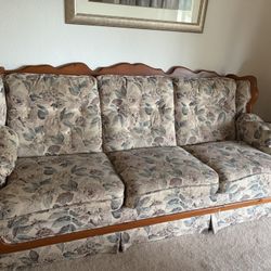 Couch, matching Chair, Coffee, Table, (2) End Tables And (2) Lamps 