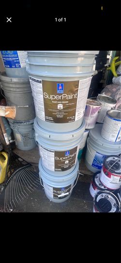 15 gallons of exterior paint