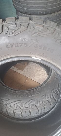I have 2 used tires size LT 275 65 18