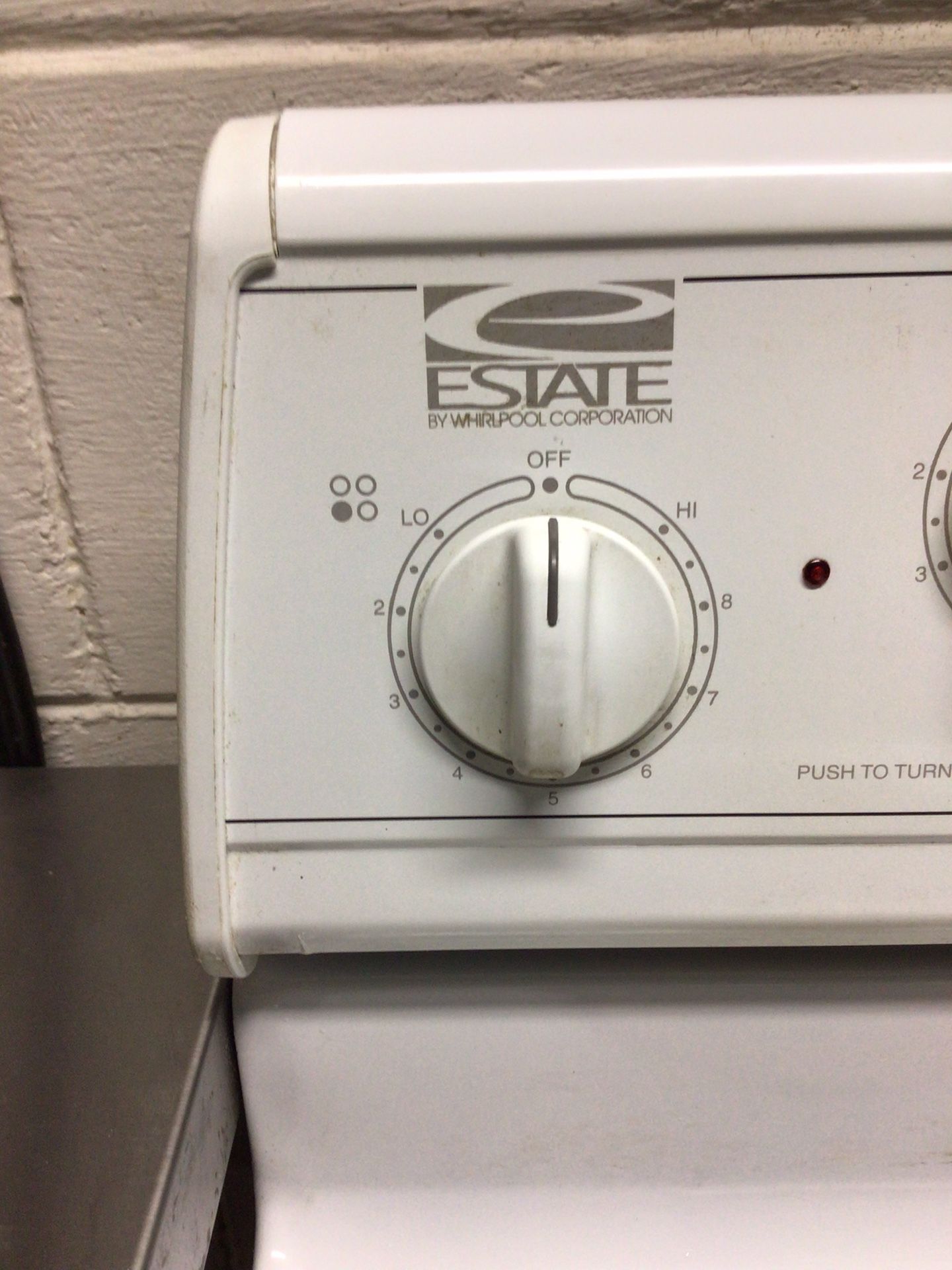 Stove-Oven, Whirlpool “Estate”, White, ……..LOWERED PRICE