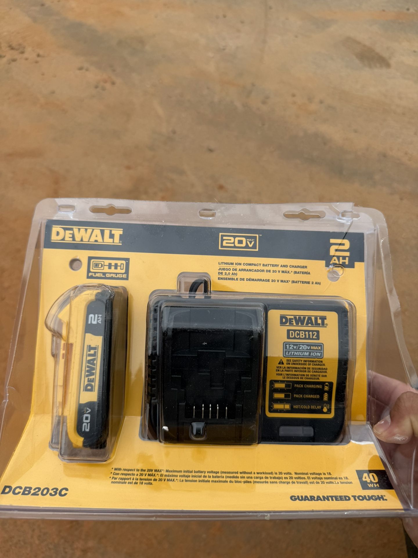 Battery Dewalt 2H