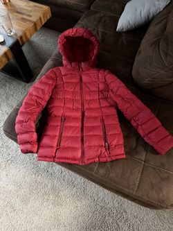 Red Puffer Jacket XS