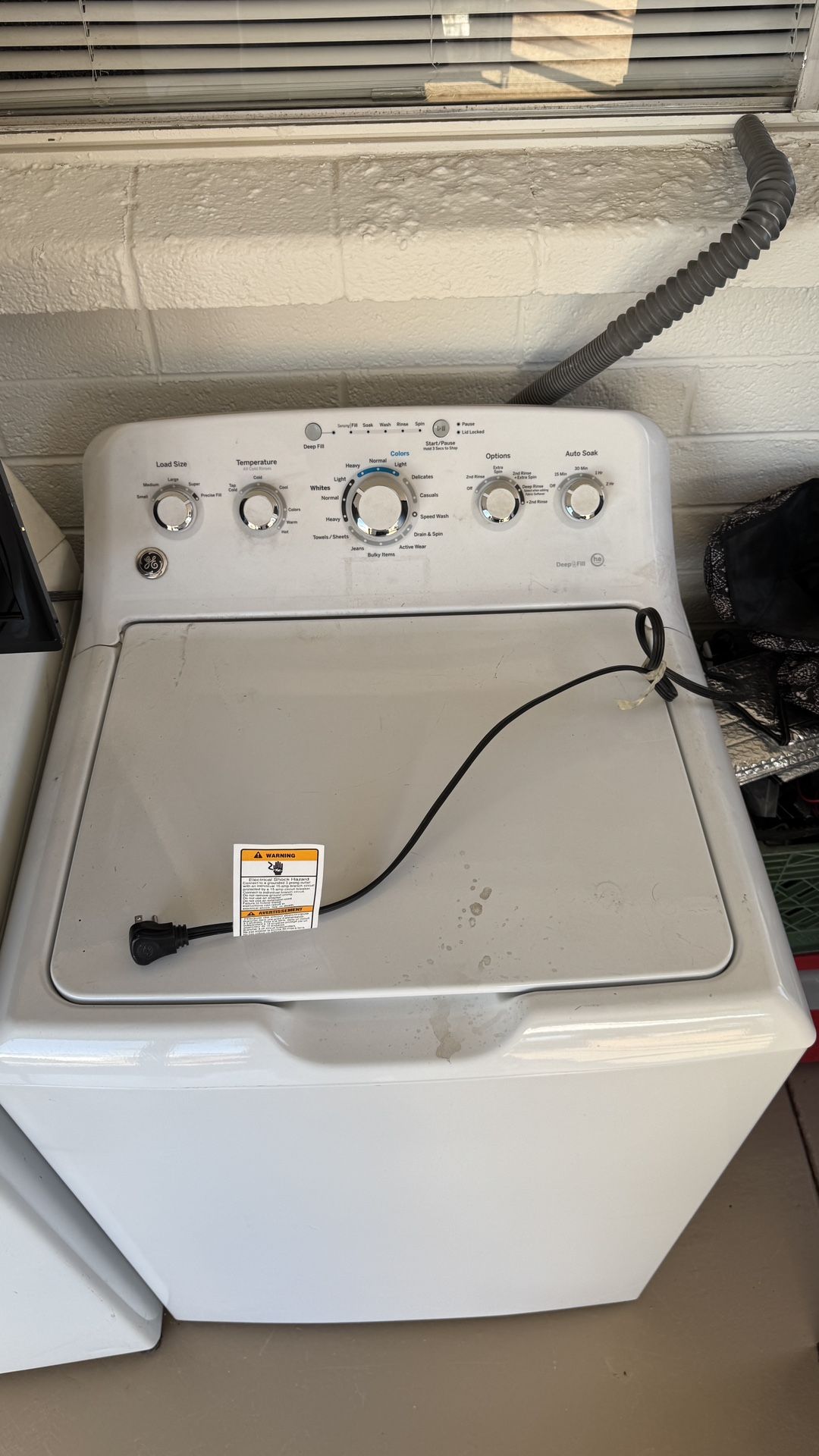 GE Washing Machine (For Parts)